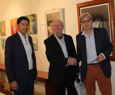 Bruno Benfenati con Vittorio Sgarbi e Salvo Nugnes